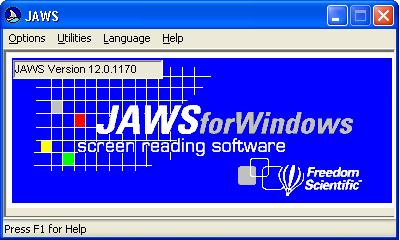 โปรแกรม JAWS for Windows